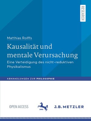 cover image of Kausalität und mentale Verursachung